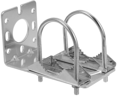 SHINEOFI Aluminum Alloy Antenna Mount Bracket for Outdoor Use Adjustable Pole Mounting for Parabolic Amplifier Fixed Installation for Satellite Antennas