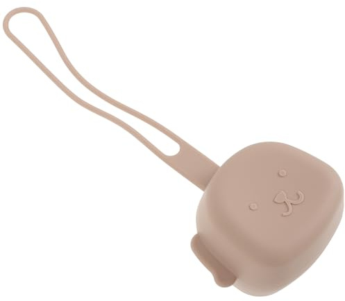 TOYANDONA Bolsa Para Chupetes De Silicona Alimentos Seguros Para Ñiño Diseño De Perro Pequeño, Resistente a Altas Temperaturas, Portátil Para Viaje y Uso Diario, Estuche Compacto Para Mamás y Bebés