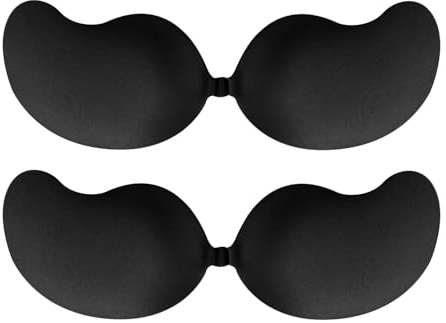 D.DUO Soutiens-Gorge adhésifs sans Bretelles Push-up réutilisable sans Dos | Soutiens-gorge adhésifs confortables pour robes sans dos, bonne tenue, réutilisables avec boîte de voyage pratique