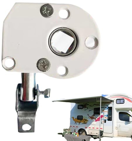 Equipo de accionamiento para toldos, semon exterior, hardware para exteriores, caja ajustable de 360 grados, kit de manivela con manivela, manual de balcón, accesorios para toldos, repuesto y eje