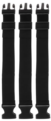 SOIMISS 3 Stück Verstellbare Spanngurte mit Schnalle Breit Lang Strapazierfähige Zurrgurte für Gepäck Camping Rucksack und Transport Vielseitige Cargo Tie Down Straps