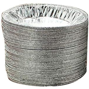 ZWTPGKRD 250 stampi ovali usa e getta in alluminio per tortine, muffin, cupcake, muffin, tortine, tortine