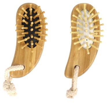 CTIRCHIU 2 Stück-pack Kopfhautmassagegeräte mit Gummipuffer Tragbar und Einfach zu Bedienen zur Entspannung und Täglichen Haarpflege