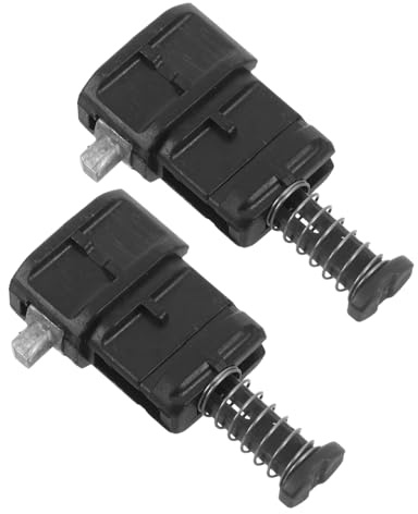 iplusmile 2pezzi Clip di Bloccaggio per Maniglia di Bagaglio di Ricambio Meccanismo di Chiusura a Molla per Maniglia Telescopica Parti di Riparazione per Bagaglio Accessori per Valigie Fibbi