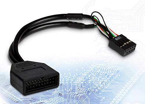 faconet® Adaptador USB 3.0 A USB 2.0 pinheader 15 cm interno