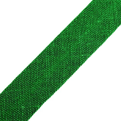 BIG-SAM Schrägband | 14mm | 1, 5 oder 10 Meter am Stück geschnitten | 100% Baumwolle waschbar bei 60° (Grün, 10)