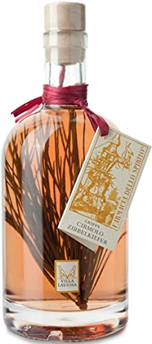 Villa Laviosa Grappa al Cirmolo 70 cl. Aromatizzata Pinus Cembra Italiana Gradazione 40% Liquore confezione, Grappa al Cirmolo da 700 ml