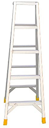 Scala A 5 Gradini Sgabello Leggero Pieghevole in Alluminio Scaletta Resistente con Maniglia di Sicurezza E Ampio Pedale Antiscivolo per La Casa L'Ufficio Il Garage La Pittura