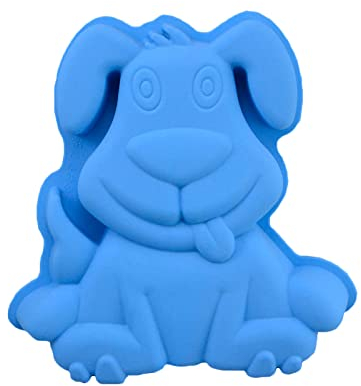 Fanxizibusi Moule Gommeux Chocolat Chien, Moules Cuisson Silicone Chiot Forme D'Animal Mignon, Pour Faire Glace Motifs Chiot, Biscuits, Bonbons, Chocolat, Savons, Gâteaux, Pain, Gelée, Pudding (Bleu)