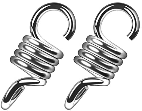 Binnan 2 Pezzi Molla per Amaca,Amaca Spring Molla Altalena per Sedia Sospesa Amaca Spring Ganci