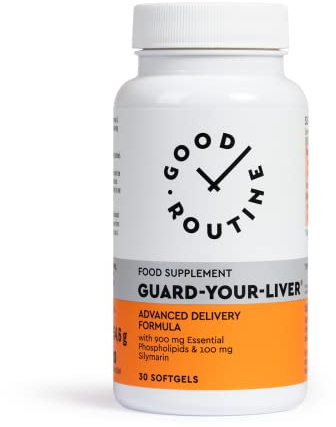 GUARD-YOUR-LIVER® (30 Gélules Molles) - Phospholipides, Phosphatidylcholine, Silymarine, Suppléments de Soutien du Foie, Détoxification du Foie, Chardon-marie, Lecithine de Soja