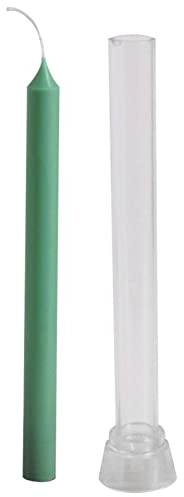Kerzen-Gießform Kerzenhalterform 3D Säule Kerzenformen Aus Kunststoff Für Stumpenkerzen Herstellung DIY Gießformen Kerzen Zylinderförmig Kerzenformen zum Gießen als Heimdekorationen Baste
