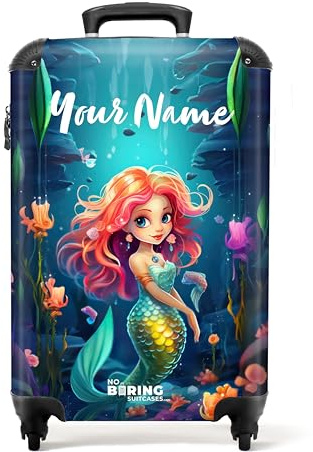 NoBoringSuitcases.com Fotokoffer - Complete Set - Amazon - Zeemeermin - Water, Meerjungfrau im Wasser