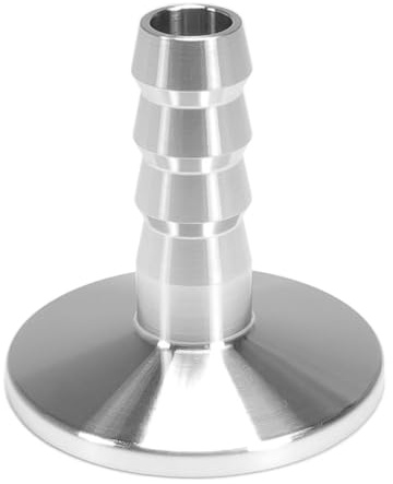 Etelux 1PCS iKF25 Flange to Rubber Hose Nozzle Adapter, Transition Fitting Stainless Steel 304 (KF25-φ13)