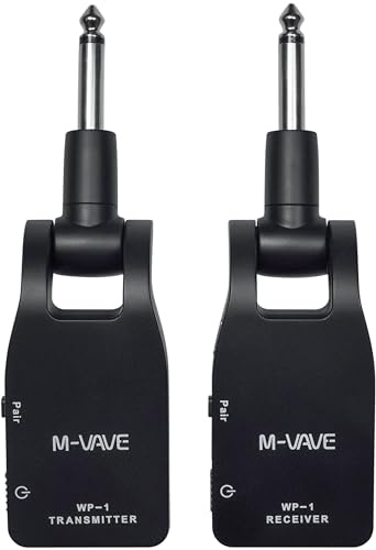 M-VAVE Gitarrensender - Hochwertige Gitarrenausrüstung mit 2.4G Drahtlose Technologie, Professionelle Gitarrensysteme für EIN Hervorragendes Klangqualität und Verbessertes Musikerlebnis