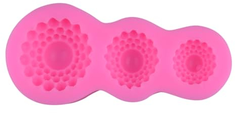 Silicone Mould Fondant 2 Pieces of Jewelry-Shaped Fondant Silicone Mold Macaron Chocolate