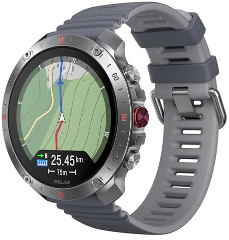 Polar Grit X2 Pro Premium GPS Smart Sports Watch – Ultimate Outdoor Adventure Watch with Rugged Design, Advanced Navigation, Sports Tracking, and Heart Rate Technology for Peak Performance