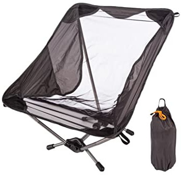 MOBAAK Campingstuhl Klappstuhl Campingstuhl Ultraleicht, Tragbar, Kompakt, Zusammenklappbar, Mit Tragetasche, Für Outdoor-Camping, Rucksackreisen, Wandern Strandstuhl Camping Stuhl