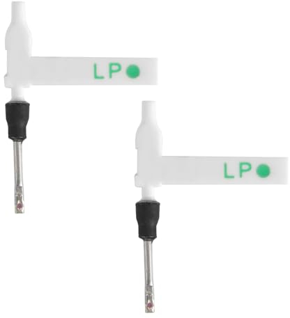 BSR Needle Stylus, 2pcs Double-sided Record Player Needle Replacement Phonograph Stylus Turntable Stylus for BSR ST-16 ST-17