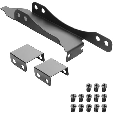 YAODHAOD Soporte de ranura PCI para ventilador doble, soporte para radiador de computadora de 9 cm/12 cm, soporte para tarjeta gráfica (estante de montaje dual)