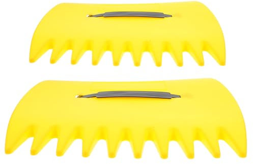 MOTHNUR Rastrello in Plastica Per Foglie e Impugnatura Ergonomica Strumento Da Per Detriti Adatto Prati e Giardini