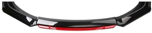 SOUTES Lèvre Pare-Choc Avant pour Audi A3 S3 8V 2014 2015 2016, Voiture Spoiler Becquet Pare-Chocs Diffuseur Séparateur Kits Carrosserie Universelle Accessoires,E-Black Red