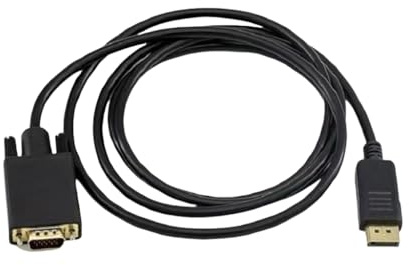 GMBYLBY DisplayPort To VGA Cable Display Port Computer Laptop Monitors Projector Adapter For Notebook