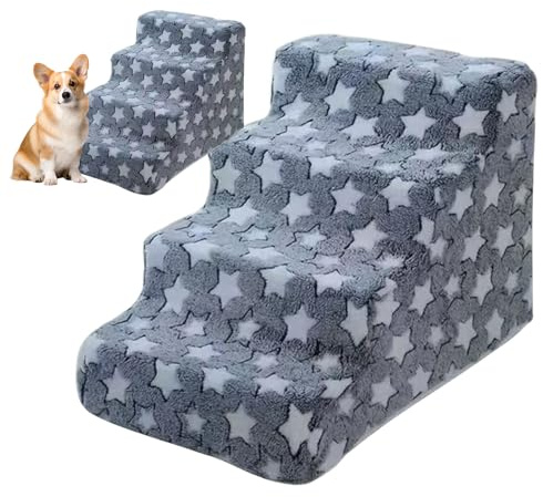 Hundetreppe,Katzentreppe Für Die Couch - Waschbare rutschfeste Tierrampe Für Wohnzimmer Schlafzimmer Auto Fensterbank