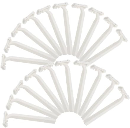 MERRYHAPY 20piezas Maquinilla de Afeitar Desechable para Depiladora de Pelo y Afeitado para Mujeres para Hoteles y Viajes Recortadora de Pelo Desechable