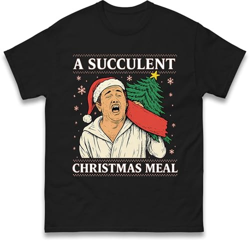 A Succulent Christmas Meal T Shirt, Funny Democracy Manifest Meme Tee Top, Xmas Festive Gift T Shirt