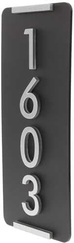 IWOWHERO Targa Numero Civico in Acrilico Resistente alle Intemperie, Cartello Indirizzo 3d per Esterni, Targhe Identificative per Porte e Cassette Postali, Dimensioni 20x9 Cm, Adatta