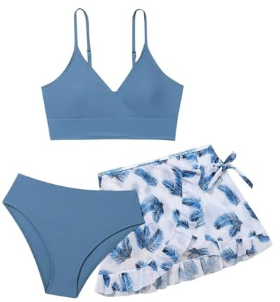 YcZithral Girls Swimming Costume Kids Swimming Suits Two Piece Bikini Set Teens Bathing Suit Beach Rash Guard Summer Bathing Suit Summer Beach