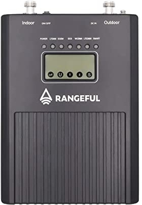 Rangeful Spear 300 Pro Amplificateur de Signal de Téléphone Mobile pour Tous Les Opérateurs Européens GSM/UMTS/LTE Répéteur 2G 3G 4G Répéteur Cellulaire 800/900/1800/2100/2600MHz Répéteur de Mobile