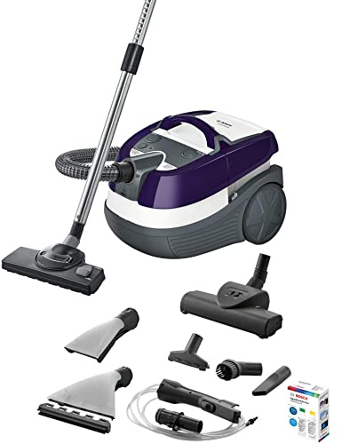 Bosch BWD41740 Waschsauger, 2.5 L, Aqua Wash&Clean, 5 Liter Wassertank, 6 Meter Kabel, 1700 W