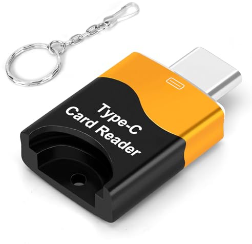 Lecteur de Carte TF, Lecteur de Carte Micro SD, Adaptateur de Lecteur de Carte Mémoire TF Type C Compatible avec Les Ordinateurs Portables, MacBook, Samsung Galaxy