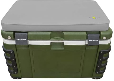 Oceansouth Boat Cooler Seat Cushions (Gray, 15″ x 26.7″)