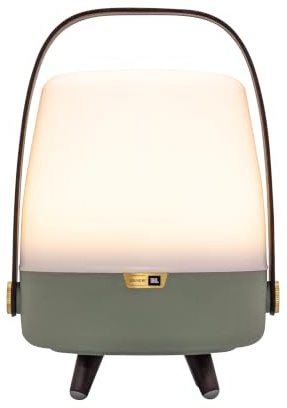 Kooduu - Lámpara Altavoz Lite-up Play Mini Sound by JBL - Portátil e Inalámbrica - Conexión Bluetooth y Sonido de Alta Fidelidad, Verde Petróleo