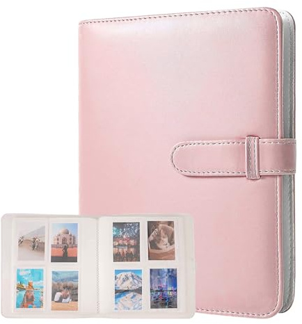 Mini Album 256 Pockets Fotoalbum für Fujifilm Instax 3-Zoll Film Polaroid Fotos，Kamera Zubehör Fotoalbum Kompatibel mit Fujifilm Instax Mini 9 Mini 8 Mini 90 Mini 25 Mini 11 70 50s 7s Kodak Zink HP