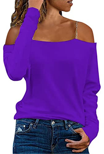 Tank Tops Women Womens Plain Sleeveless Round Scoop Neckline Stretch Slim Straps Strappy Flared Swing Camisole T-Shirt Vest Top UK Size 8-26 Black Tank Tops for Women UK Tshirts (Purple, L)