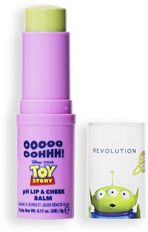 Revolution, Disney's Toy Story x Revolution Alien Lip & Cheek pH Balm, Lip & Cheek Stain, Long-Lasting, Vegan & Cruelty-Free
