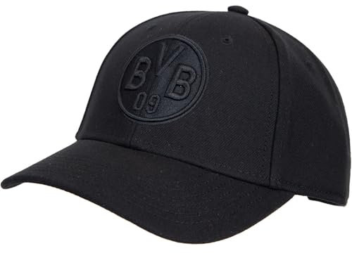 Dortmund Borussia BVB Black on Black Logo Cap