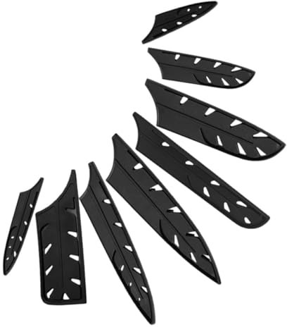 Cabilock 8piezas Fundas Protectoras De Plástico Para Cuchillas De Cocina Cubiertas De Cuchillo Portátiles y Seguras Accesorios Esenciales Para Cuchillería Cocina Doméstica y Exterior
