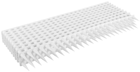 COOPHYA Bandes Anti-Oiseaux en Plastique Blanches 10 Pièces pour Jardin Et Clôture, Protection Visuelle Anti-Corbeaux Et Chats, Résistantes à La Température, Barrière Dissuasive pour Toits Et Fermes
