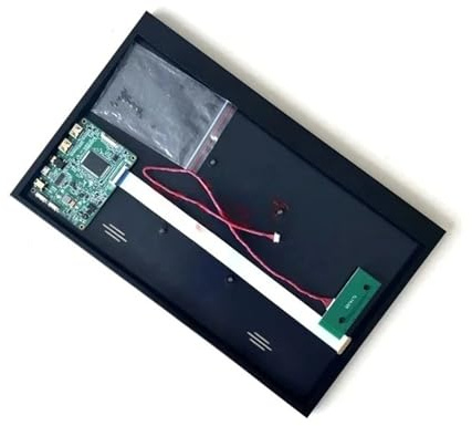 QPOGRMJR Fit LP140WF1 LP140WF3 USB Micro Metal Case+Controller Board HDMI-Mini Monitor Portable Modification Kit 30-Pin EDP 14 1920 * 1080(LP140WF3-SPL1 x Case)