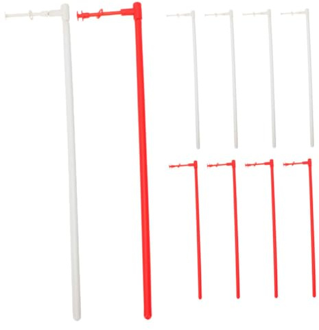GALPADA Tiges Accessoires Sûrs et Pratiques Réutilisables en Plastique 10 Ensembles pour Fabriquer Soi-même Une Éolienne pour Projets DIY de Moulins à Vent