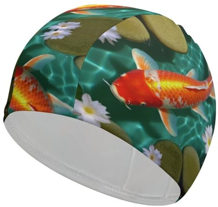 Cuffia da nuoto da basket per donne e uomini, cuffie da bagno impermeabili, mantengono i capelli asciutti, elastiche, cuffie da nuoto per adulti, comode cuffie da nuoto per capelli lunghi, cuffie da n
