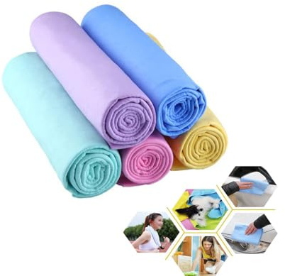 5 Stück Hundehandtuch Extra Saugfähig Hundebad Schnell Trocknendes Hundehandtuch,Super Saugfähiges Handtuch, Cat Bath Towel Multifunktionales Haustierhandtuch,Geeignet für Kleine und Mittlere Hunde