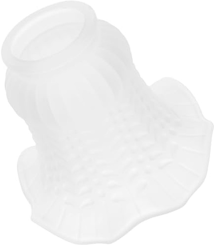 Mattierter Glaslampenschirm aus Glas für Hängelampe, Weiß | Glasschirm Lampe Ersatz, Kleiner Lampenschirm für Pendelleuchten, Einfache Montage