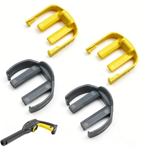 4 Pièces Clips C de Nettoyage Haute Pression pour Karcher K2 K3 K4 K5 K6 K7,Clips en C De Rechange,Clip Connecteur Rapide pour Tuyau et Pistolet,Pièces de Rechange Lavage de Voiture Accessoire.