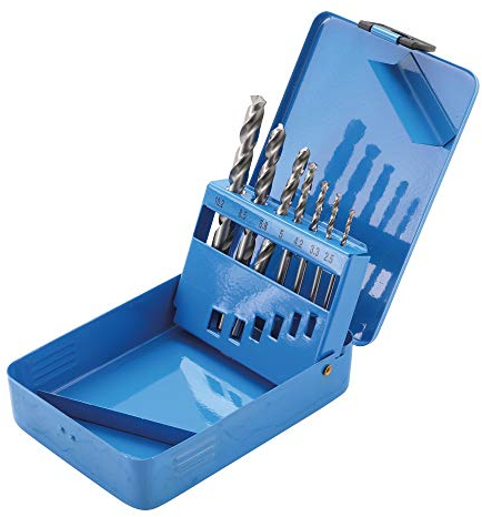 BGS HSS-Spiralbohrer-Satz - Kernlochmaße - Ø 2,5-10,2 mm - 7-TLG.